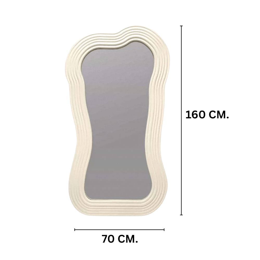 กระจกตั้งพื้น MY DOLLD HOUSE ZENN 160 CM. สีขาว